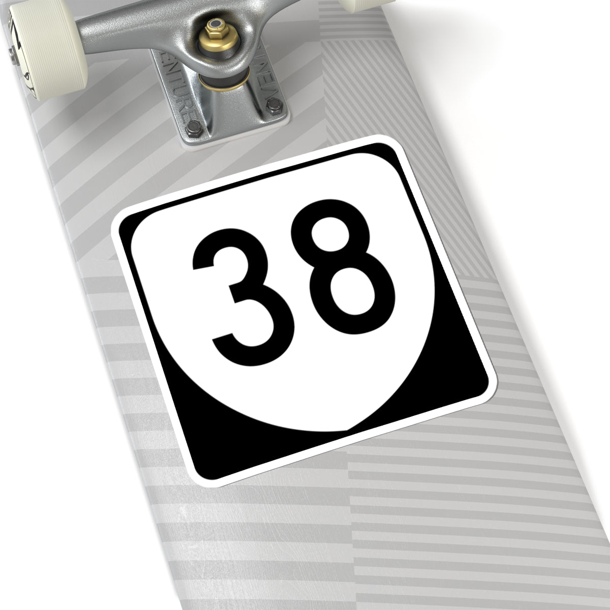 Virginia 38 (Virginia) (Road Sign) STICKER Vinyl Kiss-Cut Decal