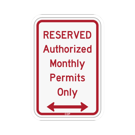 PBOT Road sign P4458D (Oregon) (Road Sign) STICKER Vinyl Kiss-Cut Decal