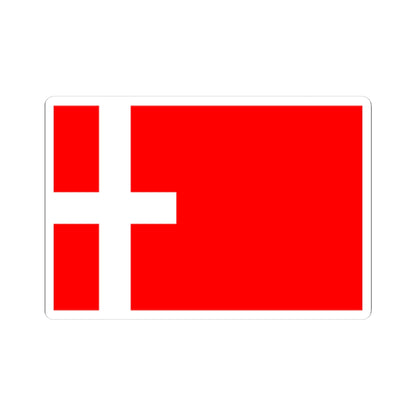 Drapeau de Montmelian (France) STICKER Vinyl Kiss-Cut Decal