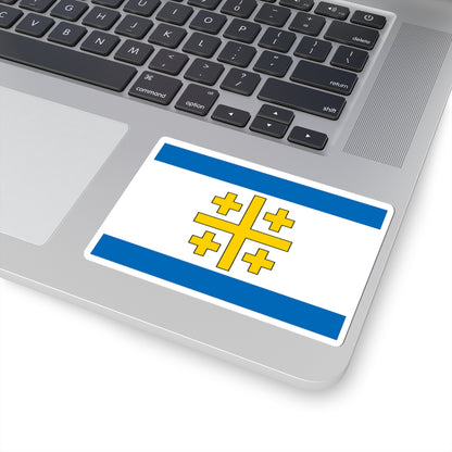 Flag of the State of Palestine Proposal 5 (Israel) STICKER Vinyl Kiss-Cut Decal