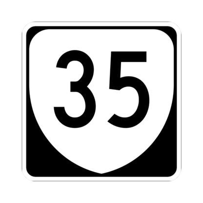 Virginia 35 (Virginia) (Road Sign) STICKER Vinyl Kiss-Cut Decal