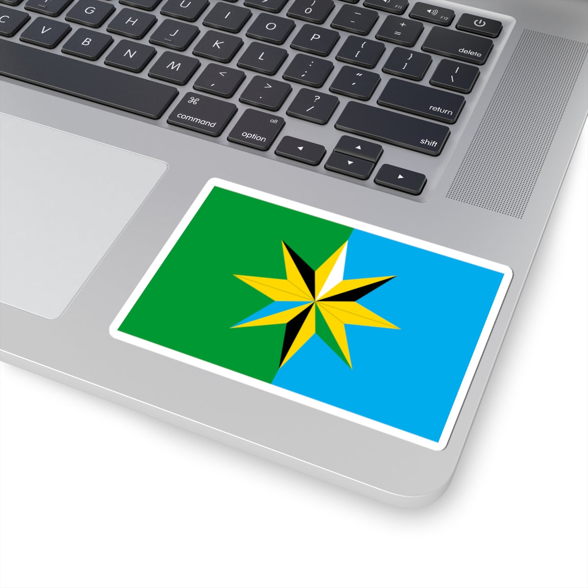 Flag of Verkhnekhavsky rayon Voronezh oblast (Russia) STICKER Vinyl Kiss-Cut Decal