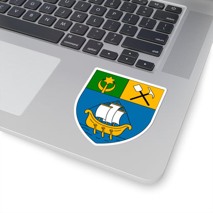 Béni Saf Coat of Arms French Algeria (Algeria) (Coat of Arms) STICKER Vinyl Kiss-Cut Decal