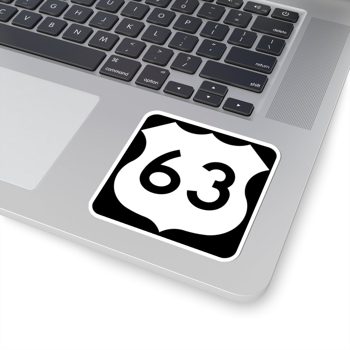 US 63 MN 1961 (Minnesota) (Road Sign) STICKER Vinyl Kiss-Cut Decal