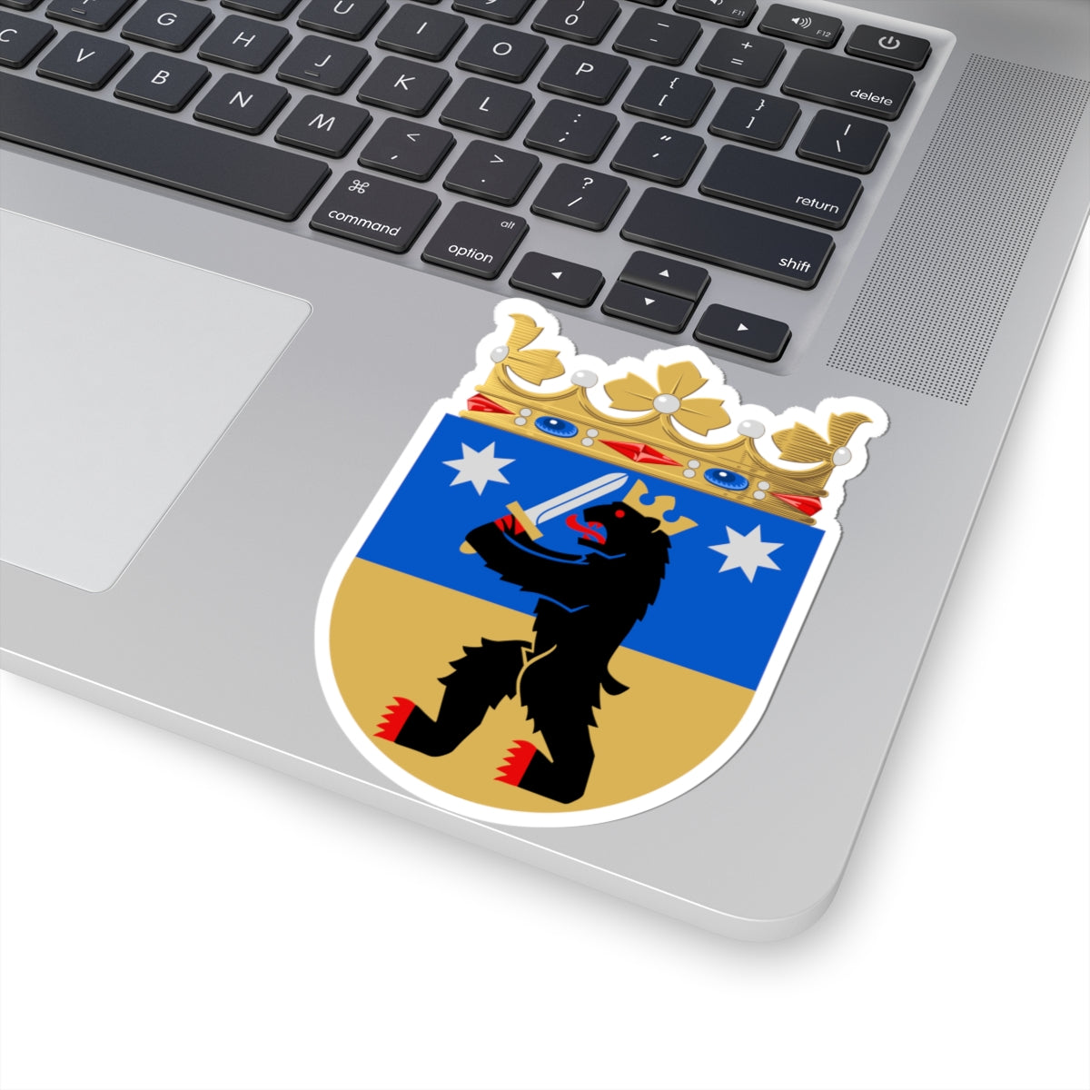 Satakunta.vaakuna (Finland) (Coat of Arms) STICKER Vinyl Kiss-Cut Decal