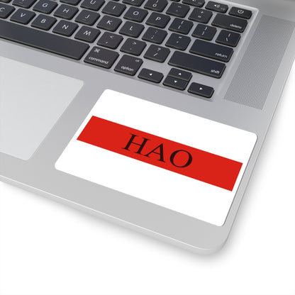 Flag of Hao (France) STICKER Vinyl Kiss-Cut Decal