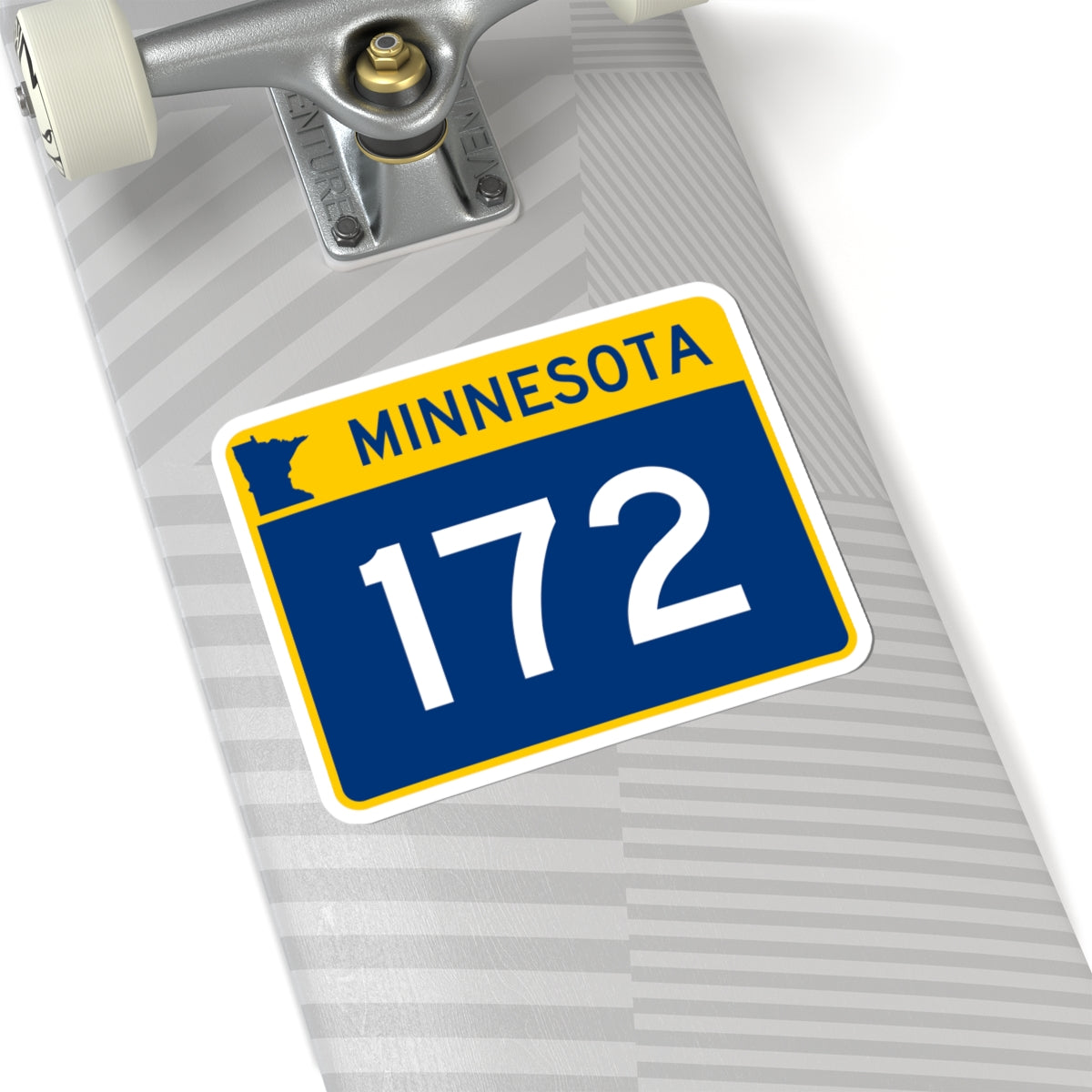 MN-172 wide (Minnesota) (Road Sign) STICKER Vinyl Kiss-Cut Decal