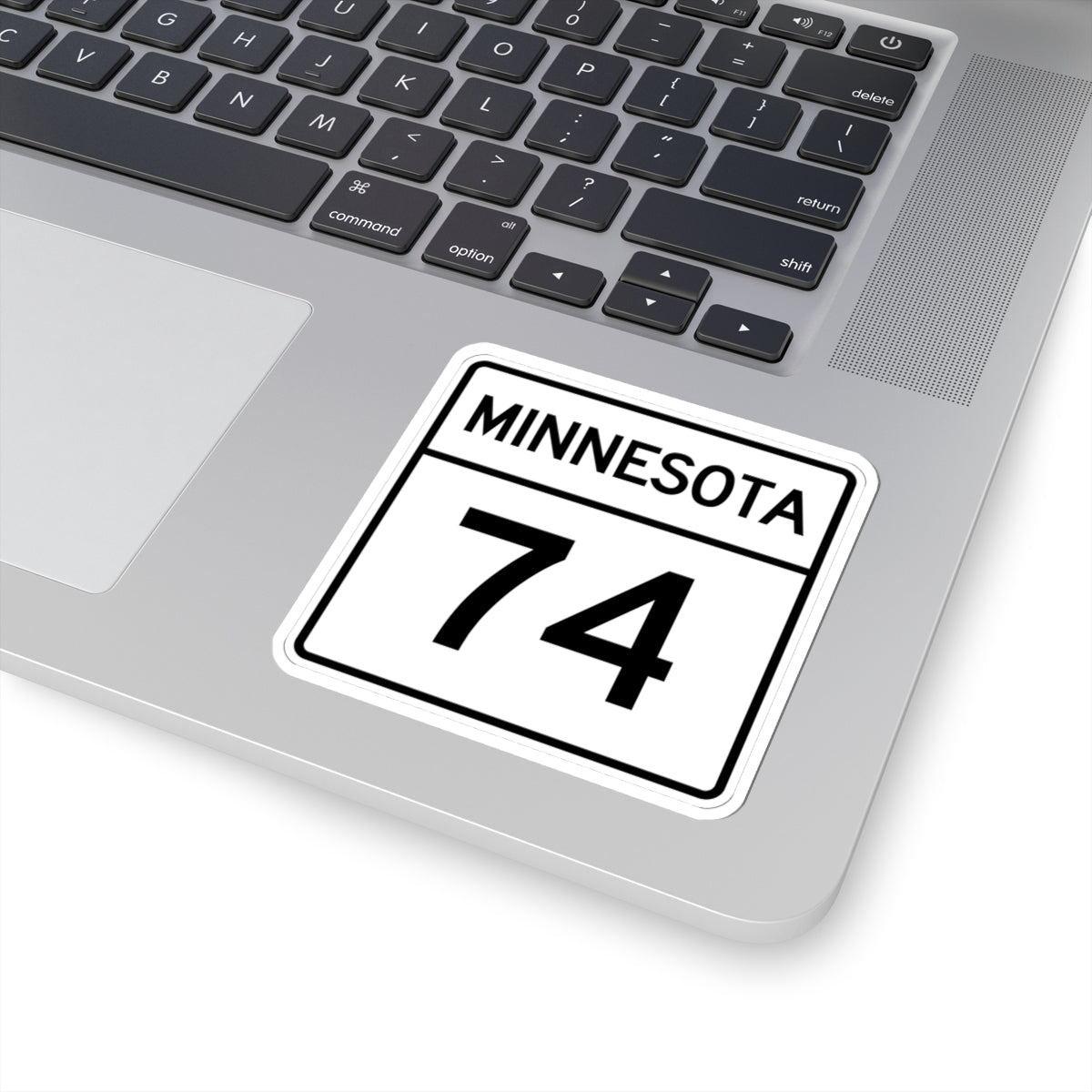 MN-74 1948 (Minnesota) (Road Sign) STICKER Vinyl Kiss-Cut Decal