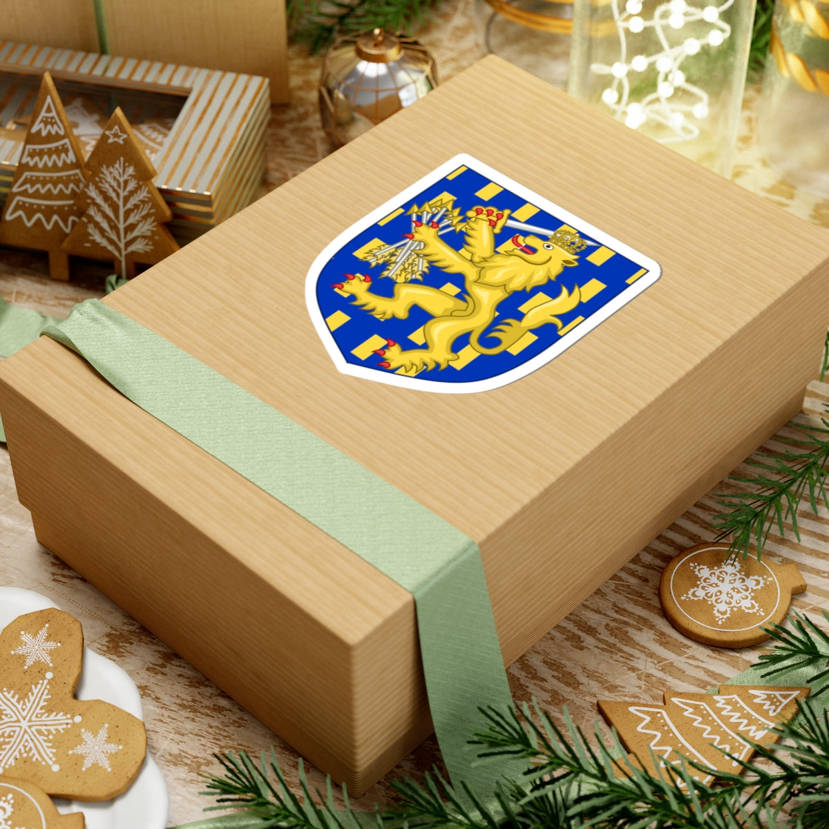 Arms of the Netherlands 1815-1907 (Netherlands) (Coat of Arms) STICKER Vinyl Kiss-Cut Decal