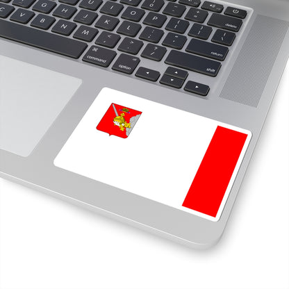 Flag of Vologda Oblast variant (Russia) STICKER Vinyl Kiss-Cut Decal