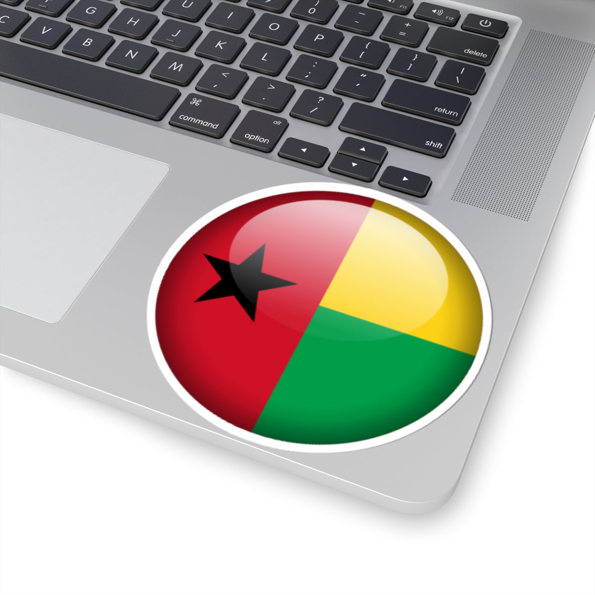 Flag orb Guinea-Bissau (Guinea) STICKER Vinyl Kiss-Cut Decal