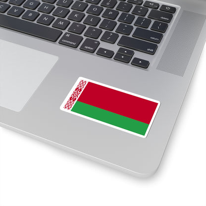 Flag of Belarus WFB 2004 (Belarus) STICKER Vinyl Kiss-Cut Decal