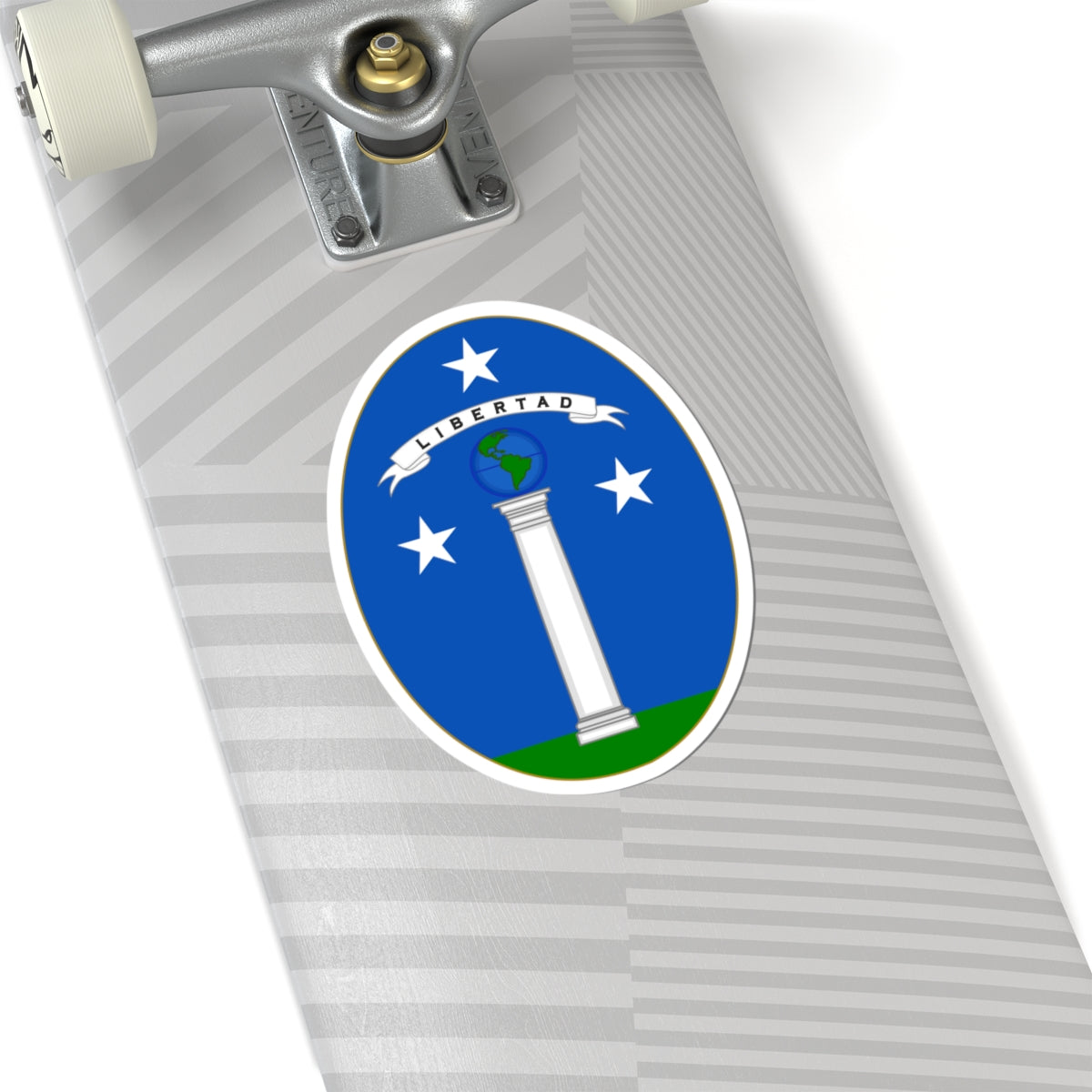 Arms of Chile 1819-1834 (Chile) (Coat of Arms) STICKER Vinyl Kiss-Cut Decal