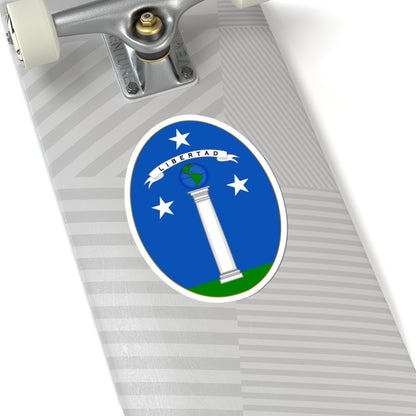 Arms of Chile 1819-1834 (Chile) (Coat of Arms) STICKER Vinyl Kiss-Cut Decal