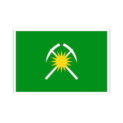 Flag of Raychikhinsk Amur oblast (Russia) STICKER Vinyl Kiss-Cut Decal