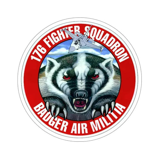 176th Fighter Squadron (U.S. Air Force) STICKER Vinyl Die-Cut Decal 6 Inch - The Sticker Space