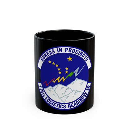 176th Logistics Readiness Squadron (U.S. Air Force) Black Coffee Mug-11oz-The Sticker Space