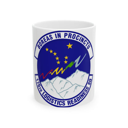 176th Logistics Readiness Squadron (U.S. Air Force) White Coffee Mug-11oz-The Sticker Space