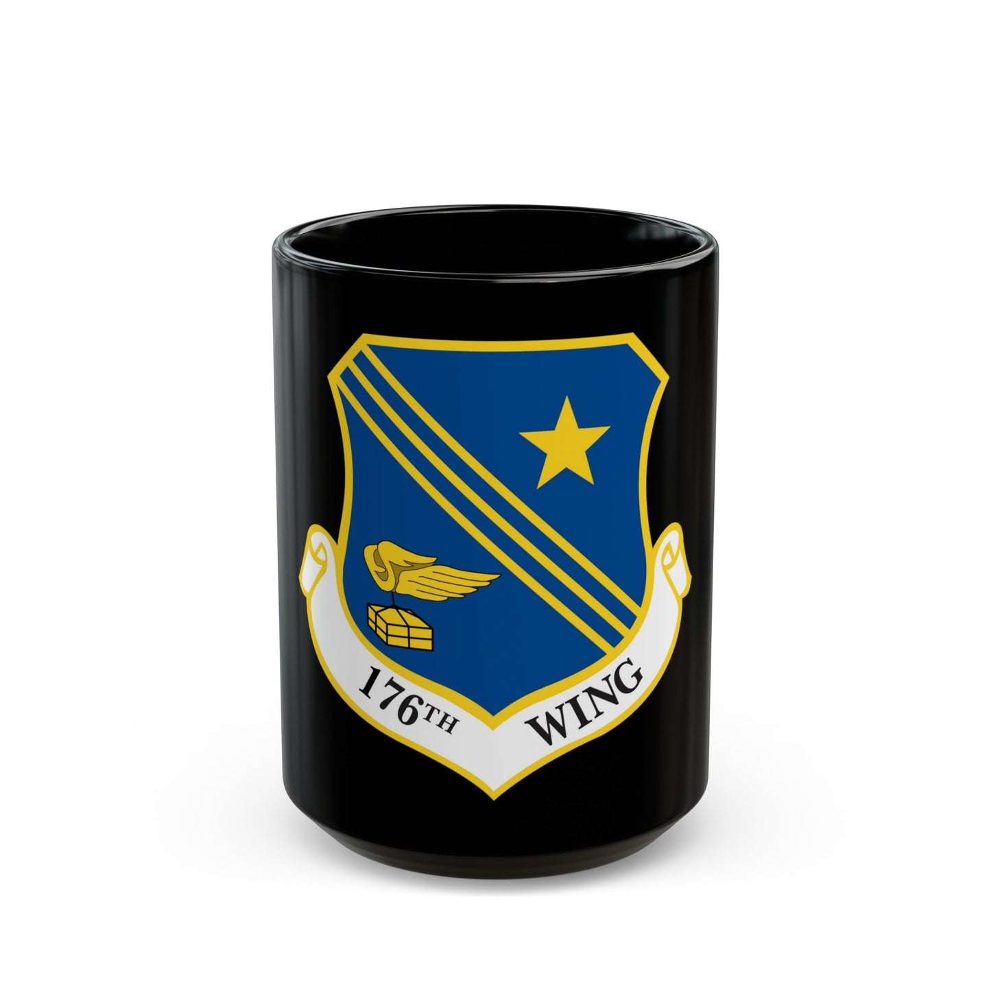 176th Wing (U.S. Air Force) Black Coffee Mug-15oz-The Sticker Space