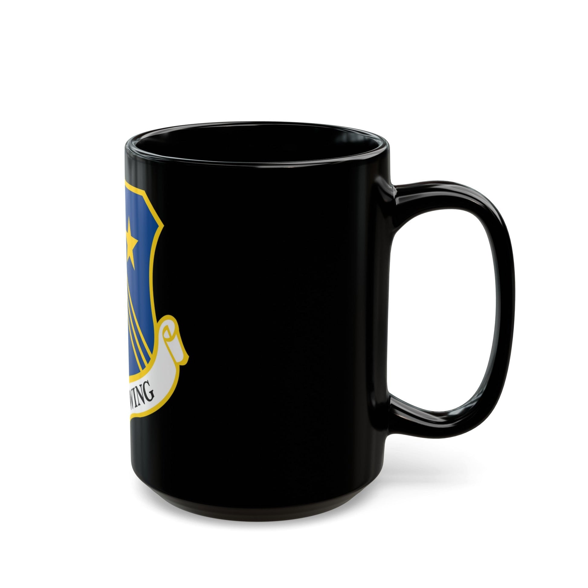 176th Wing (U.S. Air Force) Black Coffee Mug-The Sticker Space