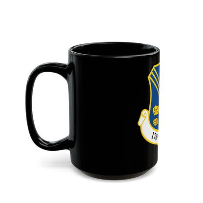 176th Wing (U.S. Air Force) Black Coffee Mug-The Sticker Space