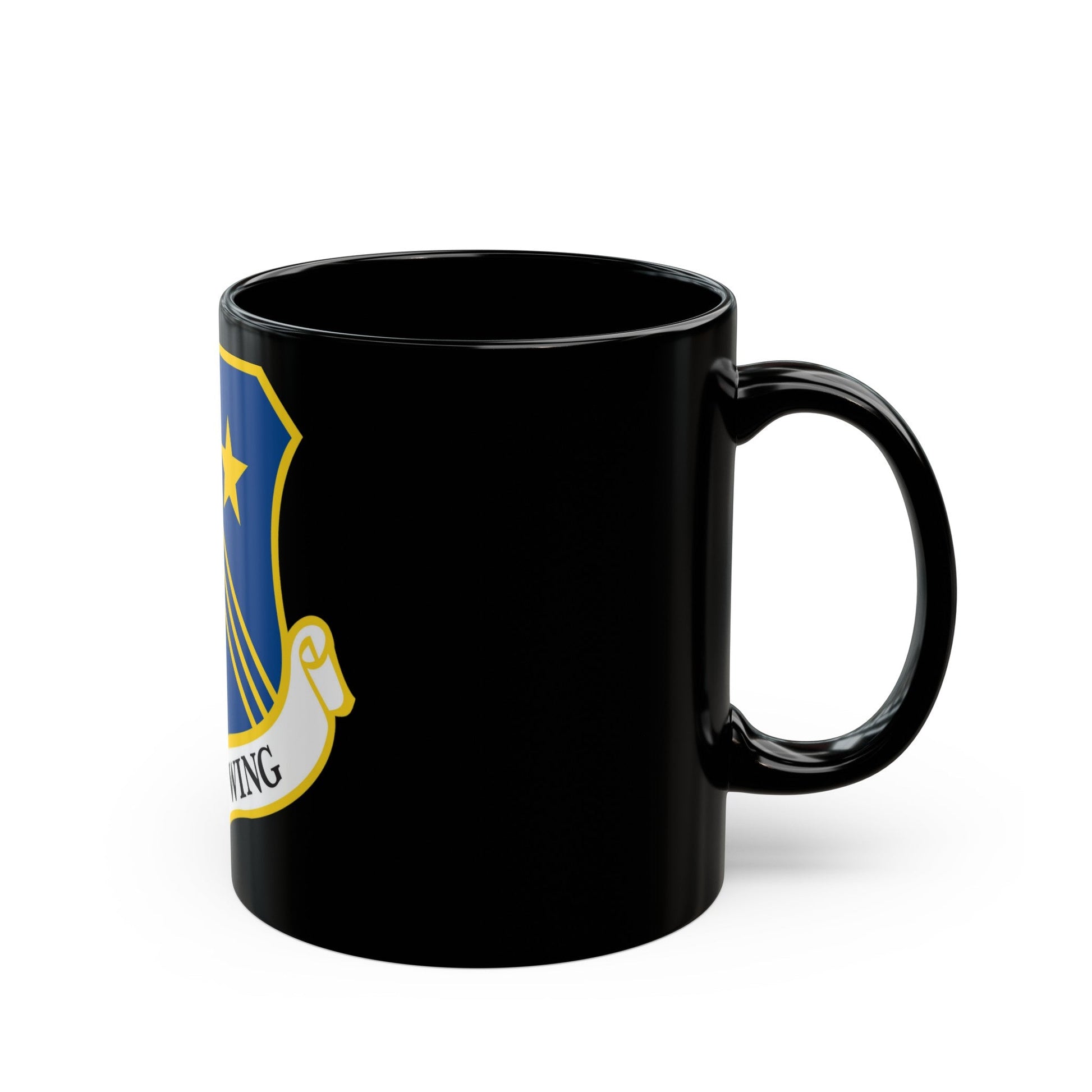 176th Wing (U.S. Air Force) Black Coffee Mug-The Sticker Space