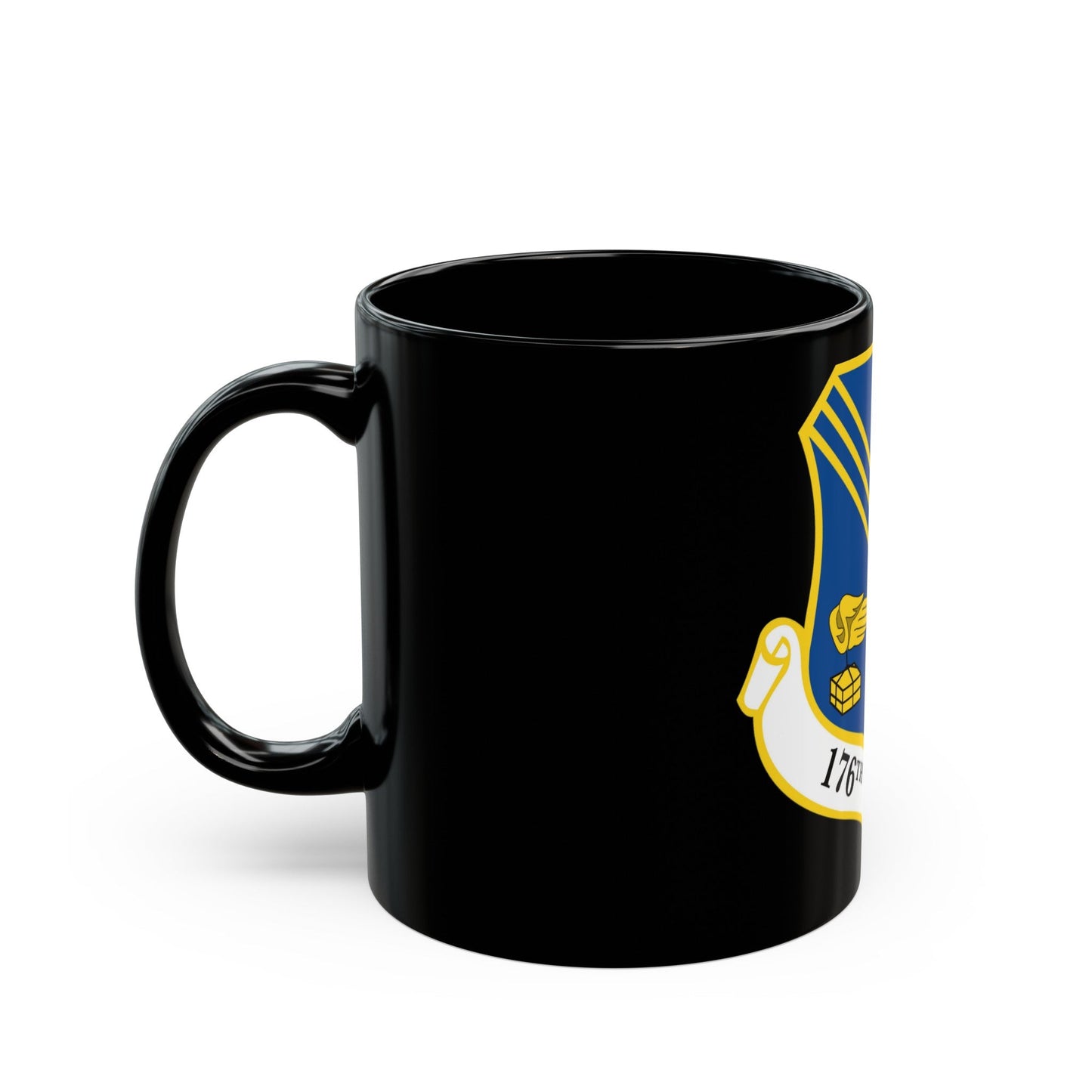 176th Wing (U.S. Air Force) Black Coffee Mug-The Sticker Space