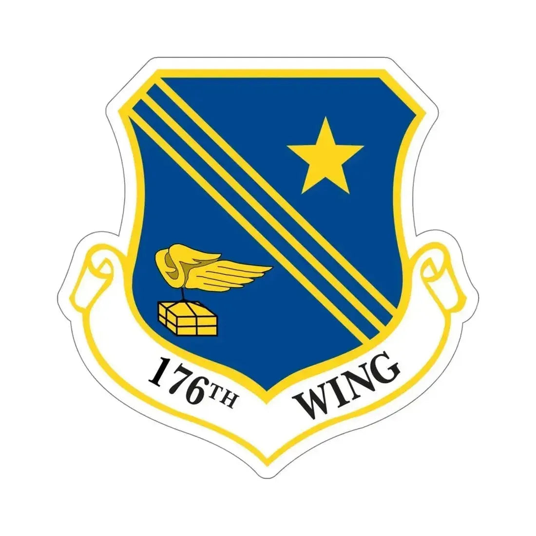 176th Wing (U.S. Air Force) STICKER Vinyl Die-Cut Decal 6 Inch - The Sticker Space