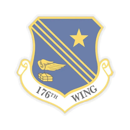 176th Wing (U.S. Air Force) STICKER Vinyl Kiss-Cut Decal 3 Inch Transparent - The Sticker Space