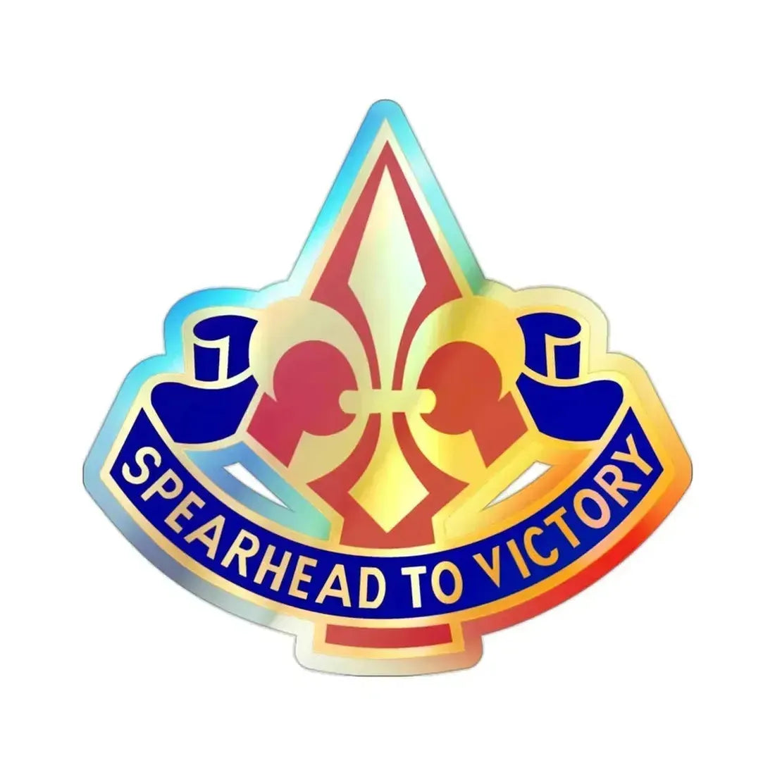 177 Armored Brigade (U.S. Army) Holographic STICKER Die-Cut Vinyl Decal 2 Inch Holographic - The Sticker Space