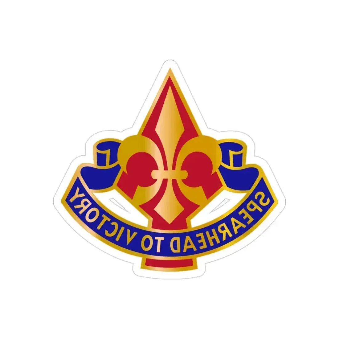 177 Armored Brigade (U.S. Army) REVERSE PRINT Transparent Die-Cut STICKER 3 Inch Die-Cut Transparent - The Sticker Space