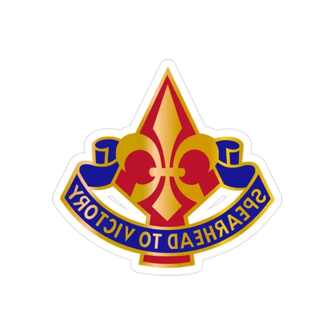 177 Armored Brigade (U.S. Army) REVERSE PRINT Transparent Die-Cut STICKER - The Sticker Space