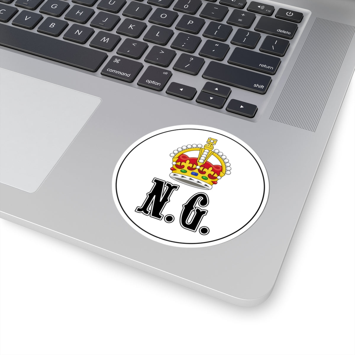 Badge of the New Guinea Protectorate 1884-1888 (Guinea) (Coat of Arms) STICKER Vinyl Kiss-Cut Decal