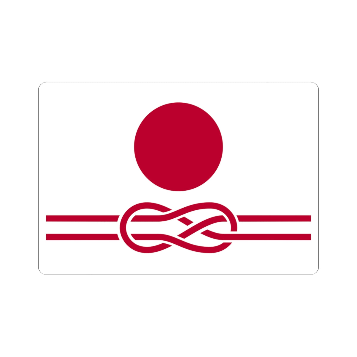 Flag of JAVA (Japan) STICKER Vinyl Kiss-Cut Decal