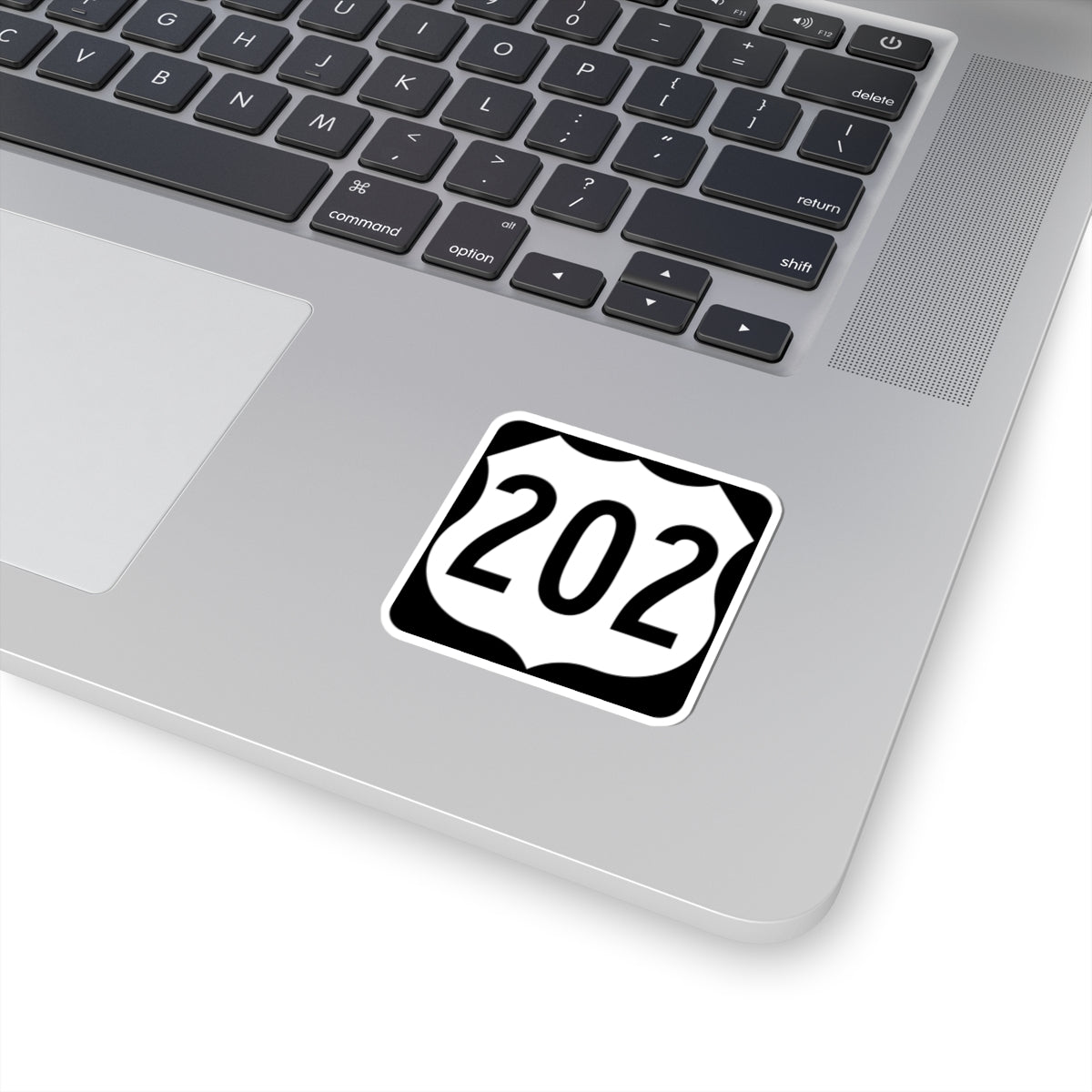 US 202 square (New Hampshire) (Road Sign) STICKER Vinyl Kiss-Cut Decal