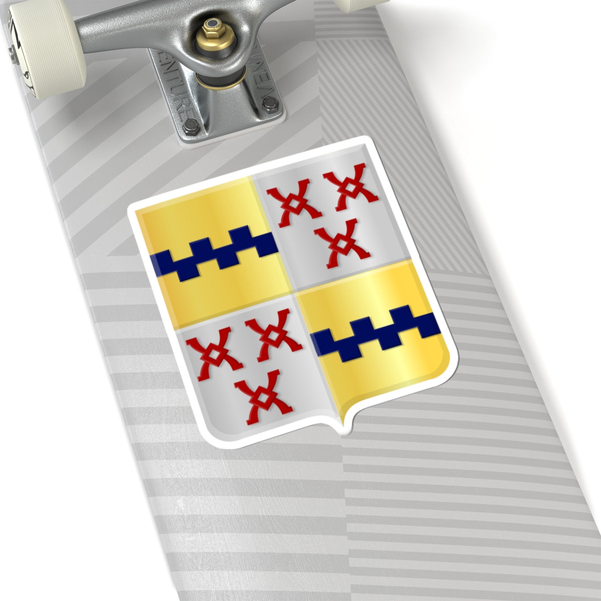 Albrandswaard en Kijvelanden wapen (Netherlands) (Coat of Arms) STICKER Vinyl Kiss-Cut Decal