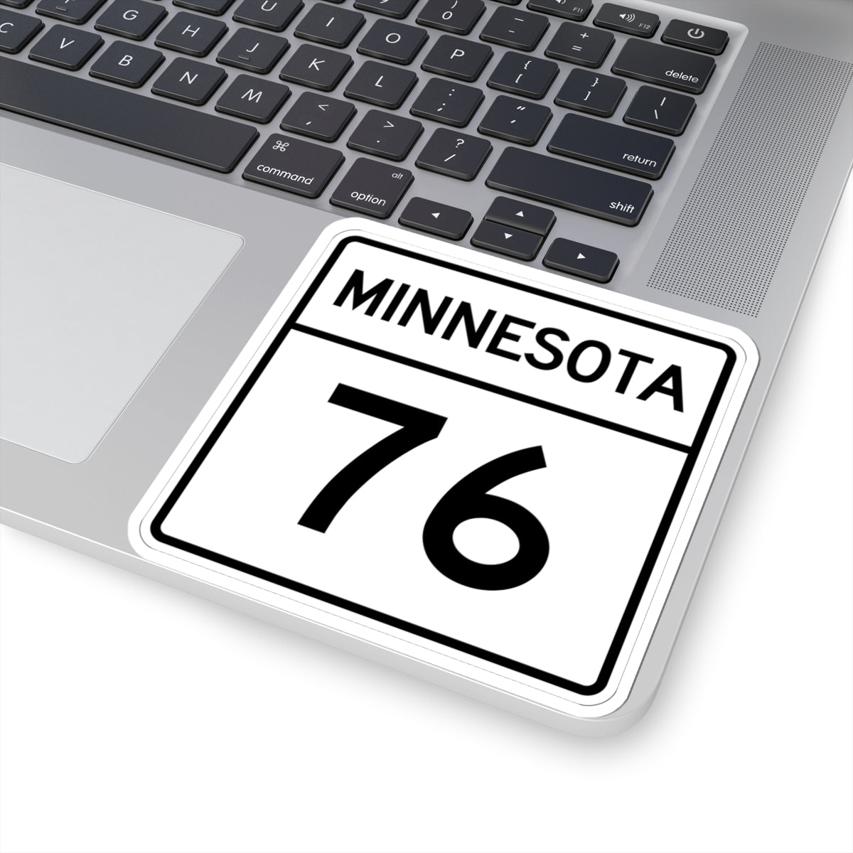 MN-76 1948 (Minnesota) (Road Sign) STICKER Vinyl Kiss-Cut Decal