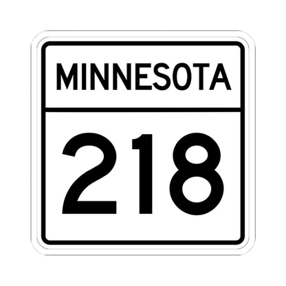 MN-218 1948 (Minnesota) (Road Sign) STICKER Vinyl Kiss-Cut Decal