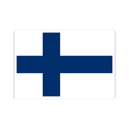 Flag of Finland 3-2 (Finland) STICKER Vinyl Kiss-Cut Decal