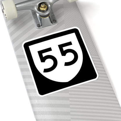 PR urban primary 55 (Puerto Rico) (Road Sign) STICKER Vinyl Kiss-Cut Decal