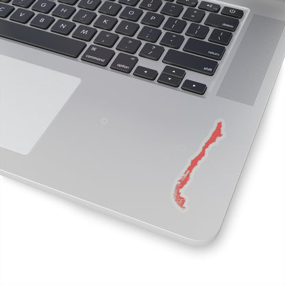 Map of Chile (Chile) STICKER Vinyl Kiss-Cut Decal