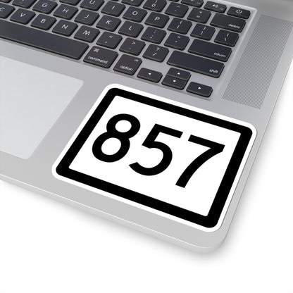 WV-857 (Virginia) (Road Sign) STICKER Vinyl Kiss-Cut Decal