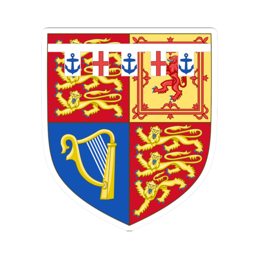 Arms of Edward Duke of Kent (United Kingdom) (Coat of Arms) STICKER Vinyl Kiss-Cut Decal