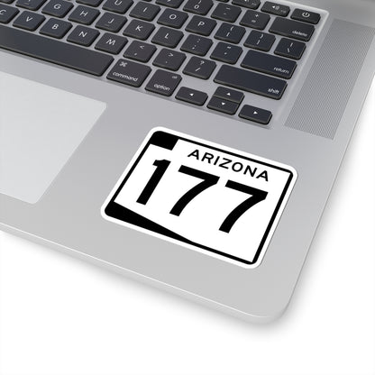 Arizona 177 (Arizona) (Road Sign) STICKER Vinyl Kiss-Cut Decal