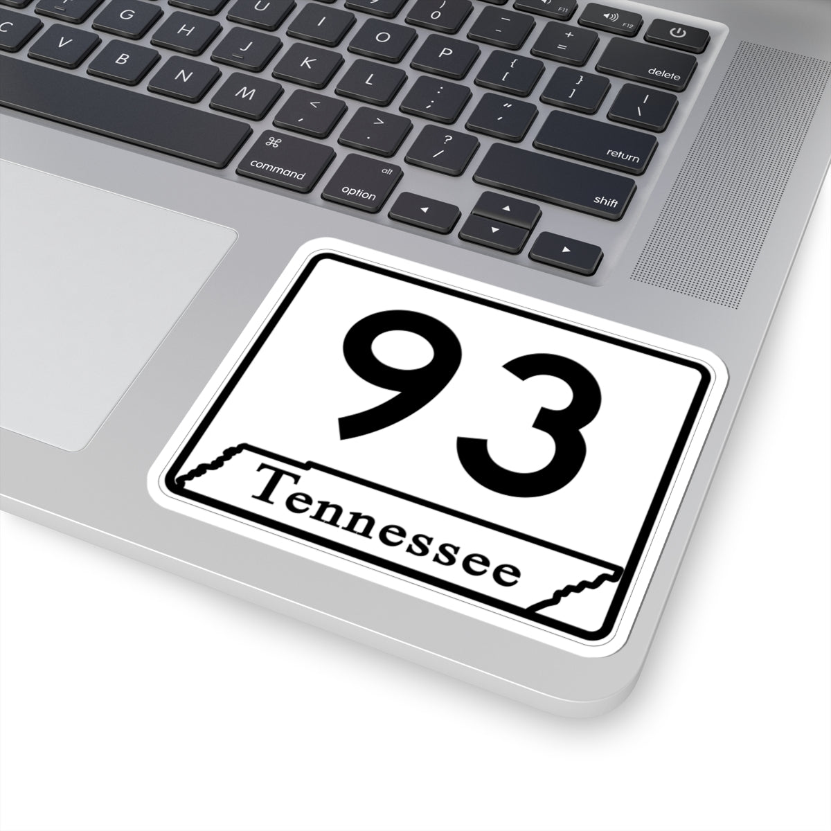 Tennessee 93 (Tennessee) (Road Sign) STICKER Vinyl Kiss-Cut Decal