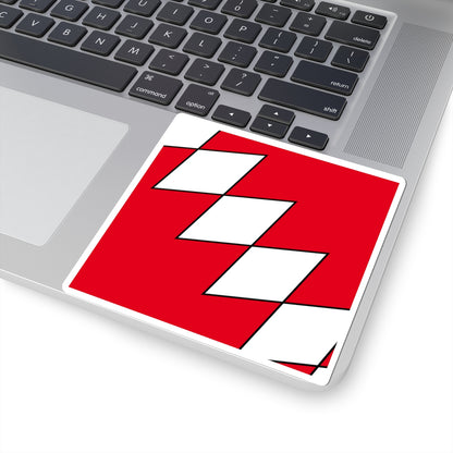 CHE Biel-Benken Flag (Switzerland) STICKER Vinyl Kiss-Cut Decal