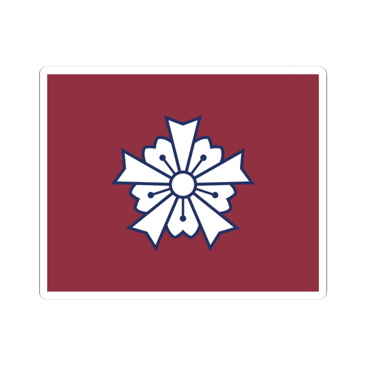 Flag of Keibōdan (Japan) STICKER Vinyl Kiss-Cut Decal