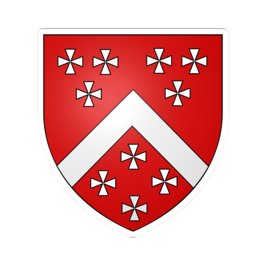 Armorial BerkeleyE CoA (England) (Coat of Arms) STICKER Vinyl Kiss-Cut Decal