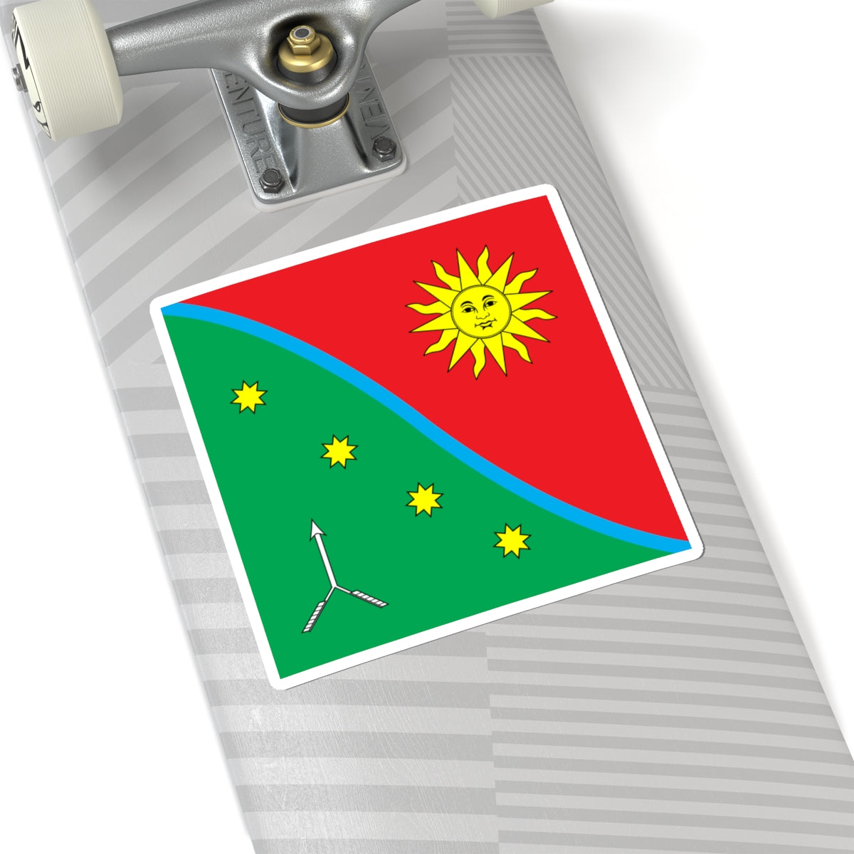 Flag of Kalynivka Vinnytsia Oblast (Ukraine) STICKER Vinyl Kiss-Cut Decal