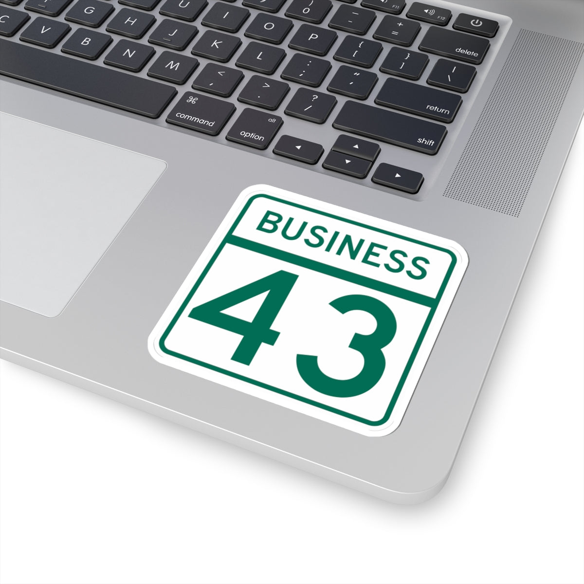 MD Route 43 Business (Maryland) (Road Sign) STICKER Vinyl Kiss-Cut Decal
